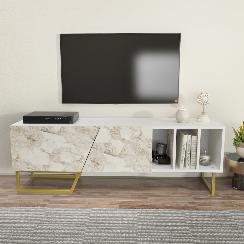 Linossa 59" Modern TV Stand & Media Console – Fits TVs Up to 65"