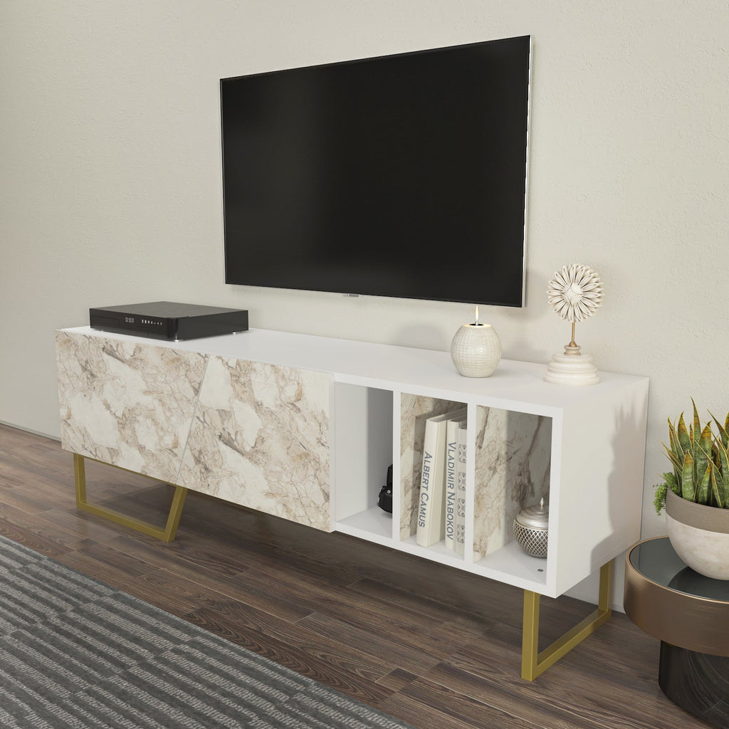 Linossa 59" Modern TV Stand & Media Console – Fits TVs Up to 65"