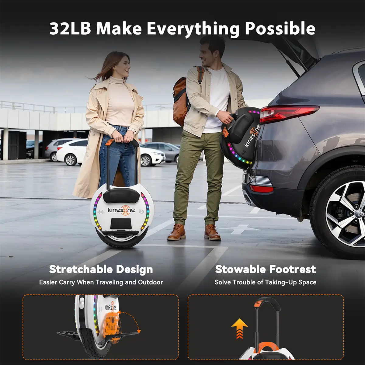 KingSong 14D Pro Electric Unicycle – Compact, Powerful & Built for Everyday Adventure