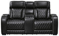 Boyington Power Reclining Loveseat with Console & Adjustable Headrests