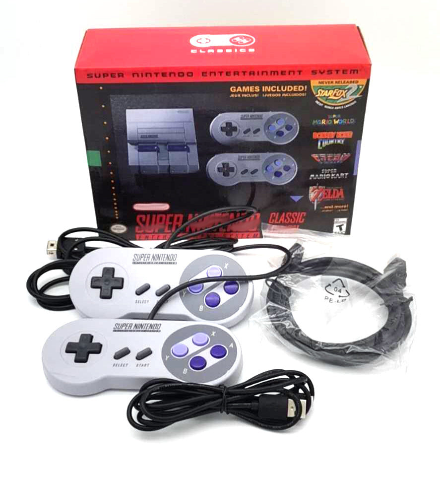 SNES 16-Bit MINI Game Console Replica – Classic Retro Gaming Fun