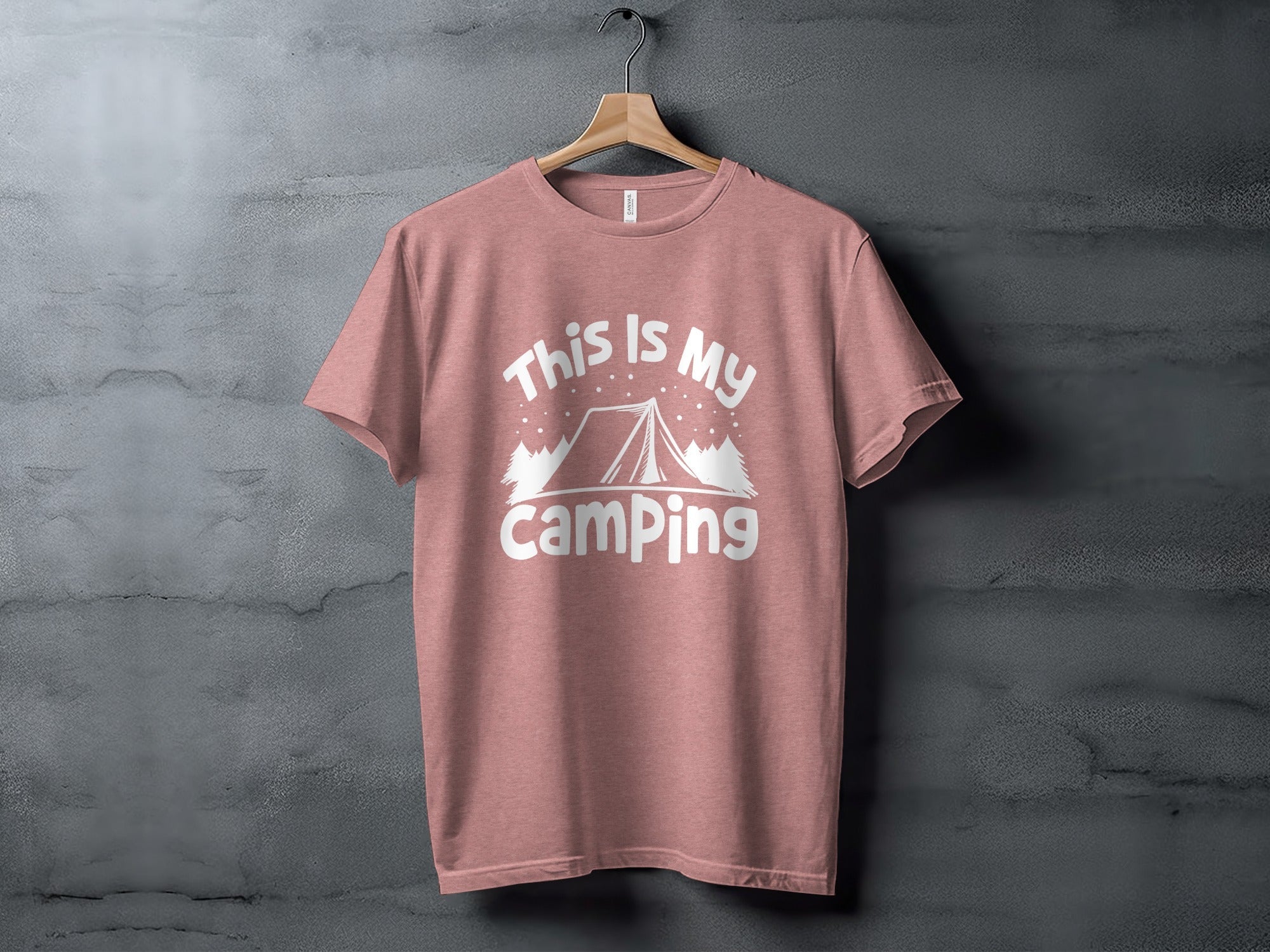 This Is My Camping Tent Outdoor Adventure Graphic T-Shirt