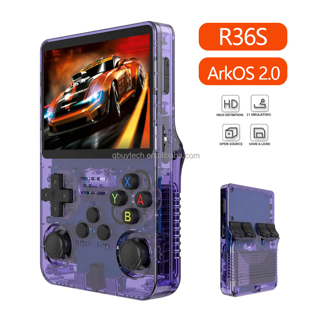 R36S Portable Handheld Retro Arcade Joystick – All-in-One Open-Source Gaming Console