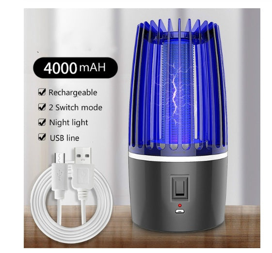 USB Rechargeable Mosquito Killer Lamp – Portable Electric Bug Zapper