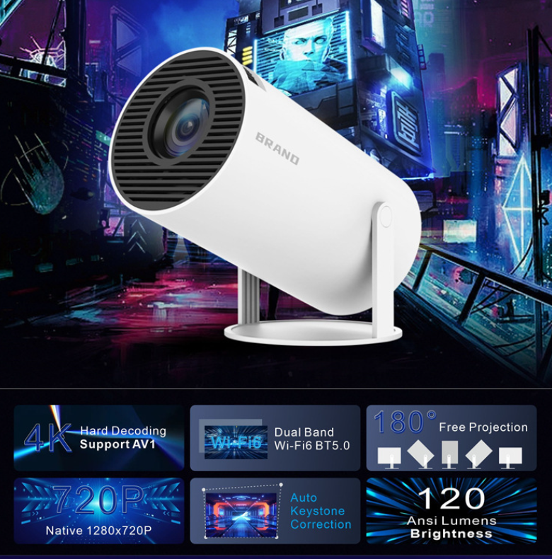🎮 HY300/P30 4K Android 11 Smart Game Projector