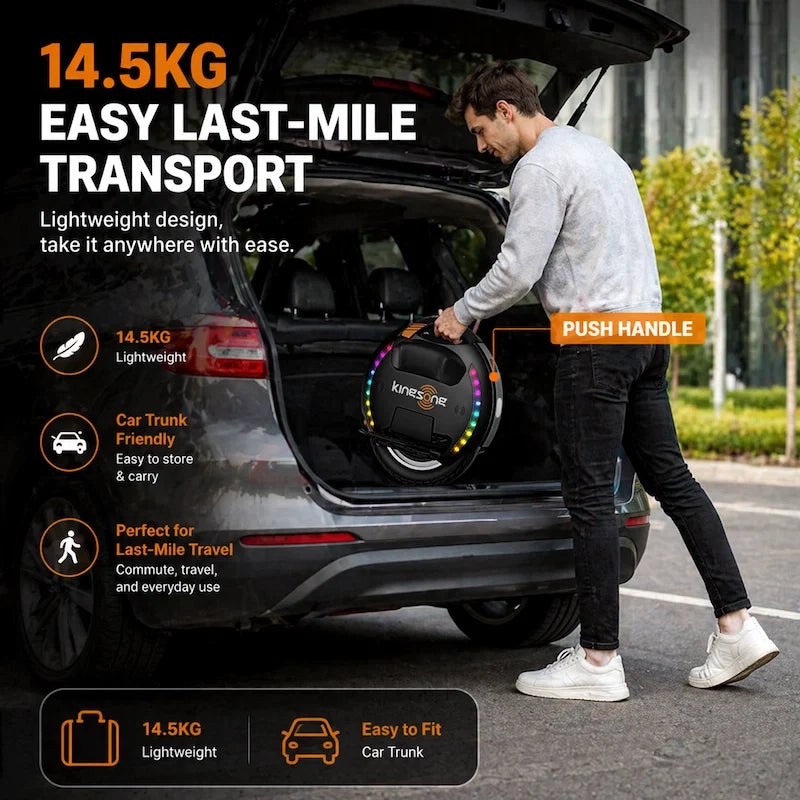 KingSong 14D Pro Electric Unicycle – Compact, Powerful & Built for Everyday Adventure
