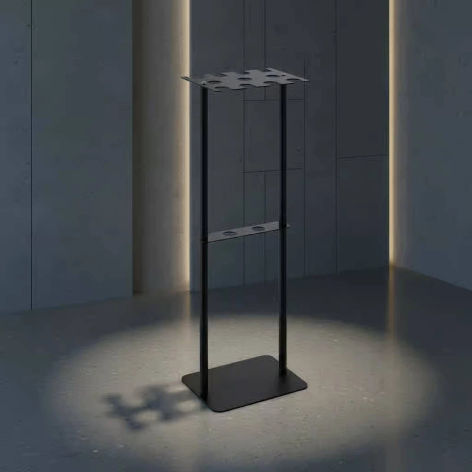 Metal Baseball Display Rack Space Saving Baseball Club Storage Rack Floor Club Holder Compact Design Easy to Clean