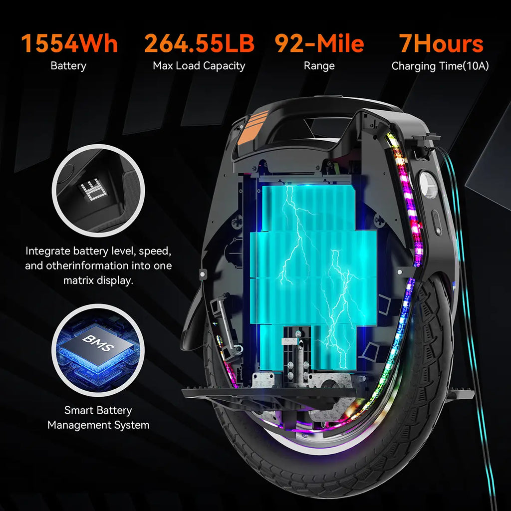 KingSong 16X Pro Electric Unicycle – Powerful Performance, Long Range & Ultimate Riding Comfort