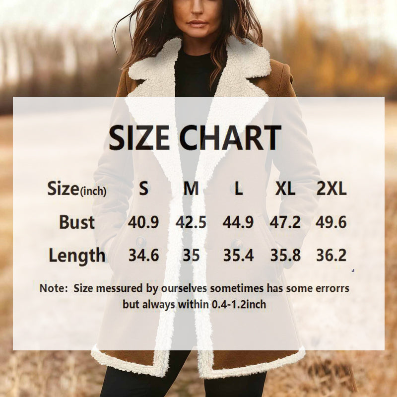 ✨ Women’s Suede-Look Trench Coat – Timeless Style, Modern Elegance