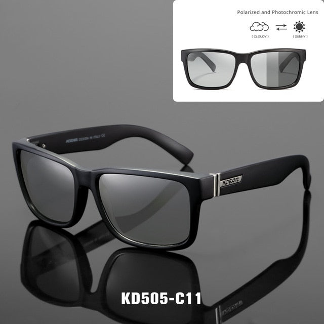 Men's Polarized Sport Sunglasses – UV400 Square Frame