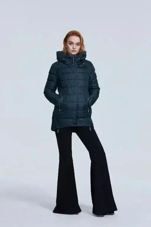Women's Warm Hooded Winter Coat – Casual Parka Jacket