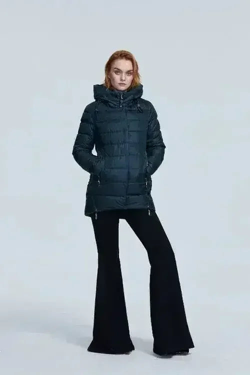 Women's Warm Hooded Winter Coat – Casual Parka Jacket