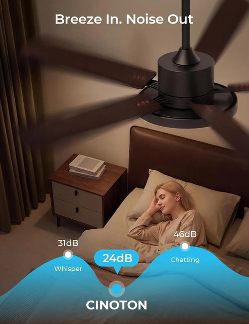 52-Inch Smart Ceiling Fan with RGBCW Lights