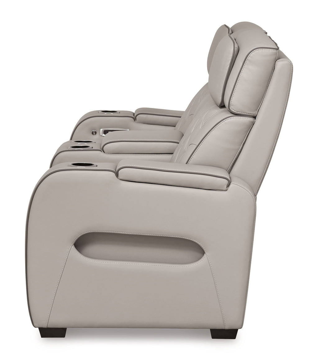 Boyington Power Reclining Loveseat with Console & Adjustable Headrests