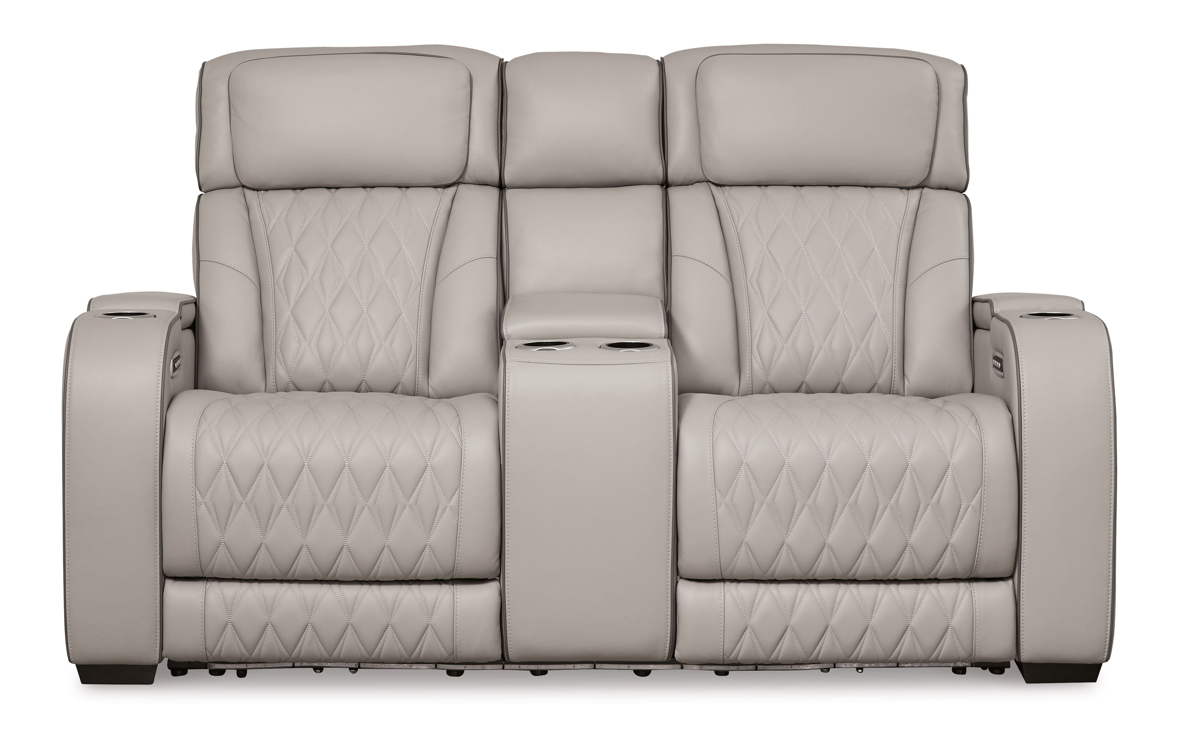 Boyington Power Reclining Loveseat with Console & Adjustable Headrests