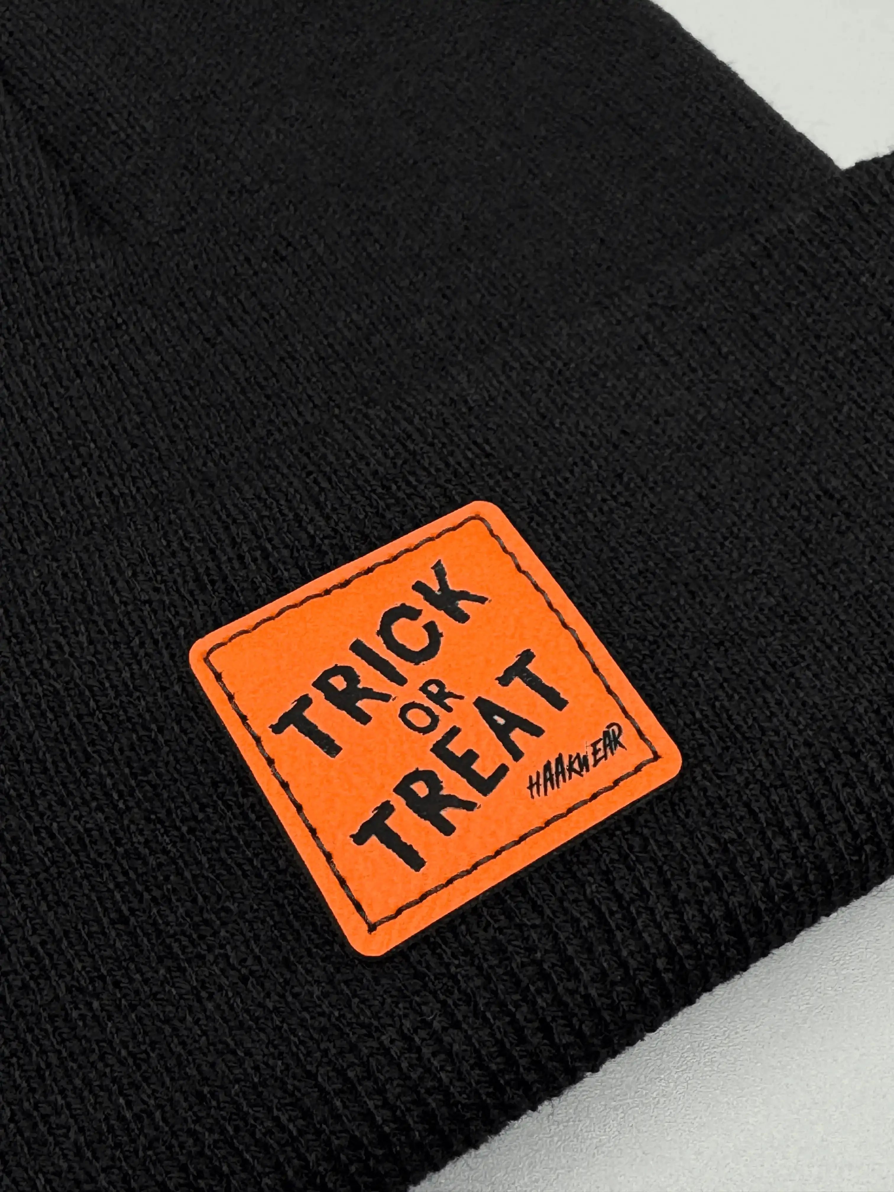 🎃🖤 Halloween “Trick or Treat” Classic Beanie 👻