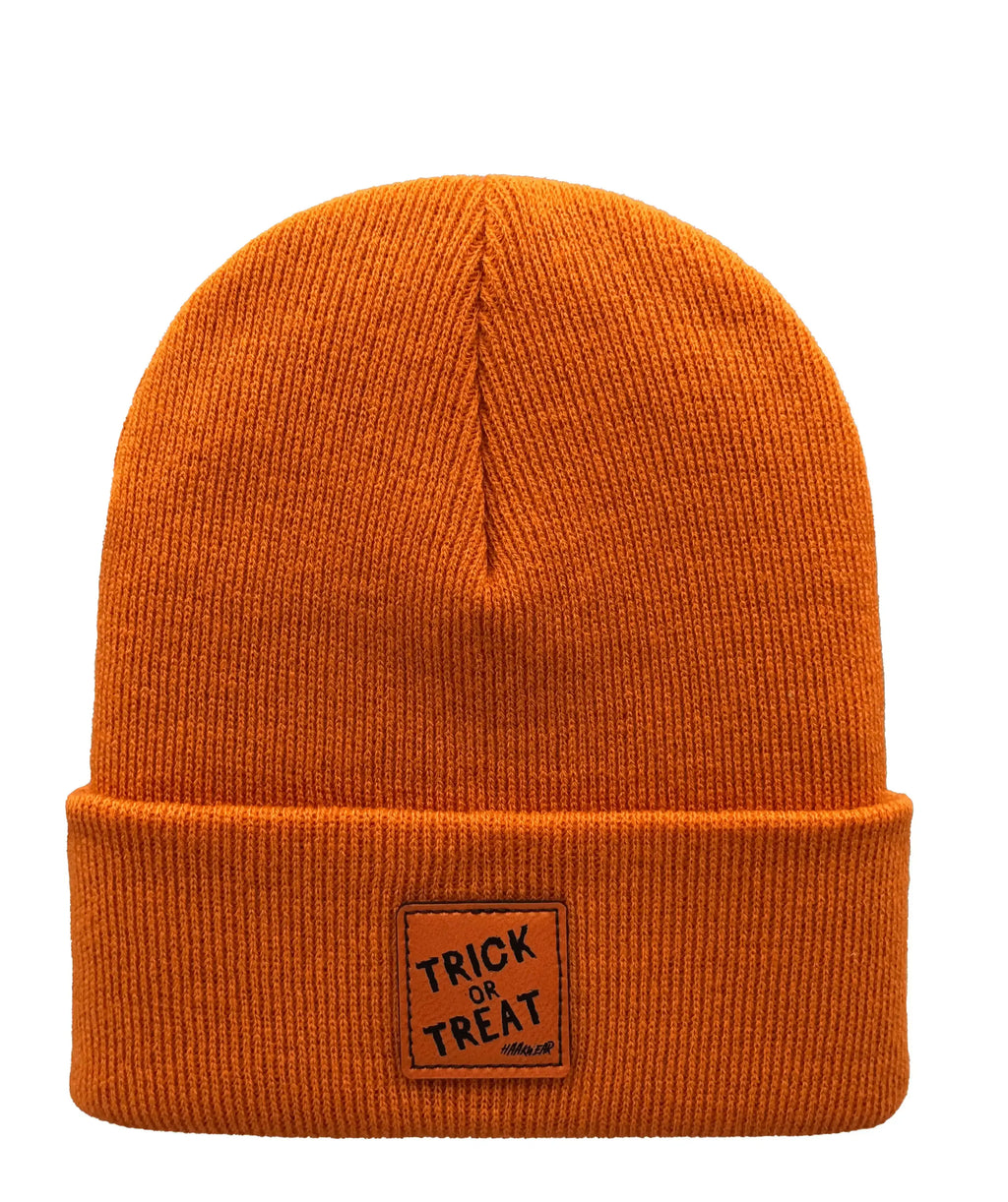 🎃🖤 Halloween “Trick or Treat” Classic Beanie 👻