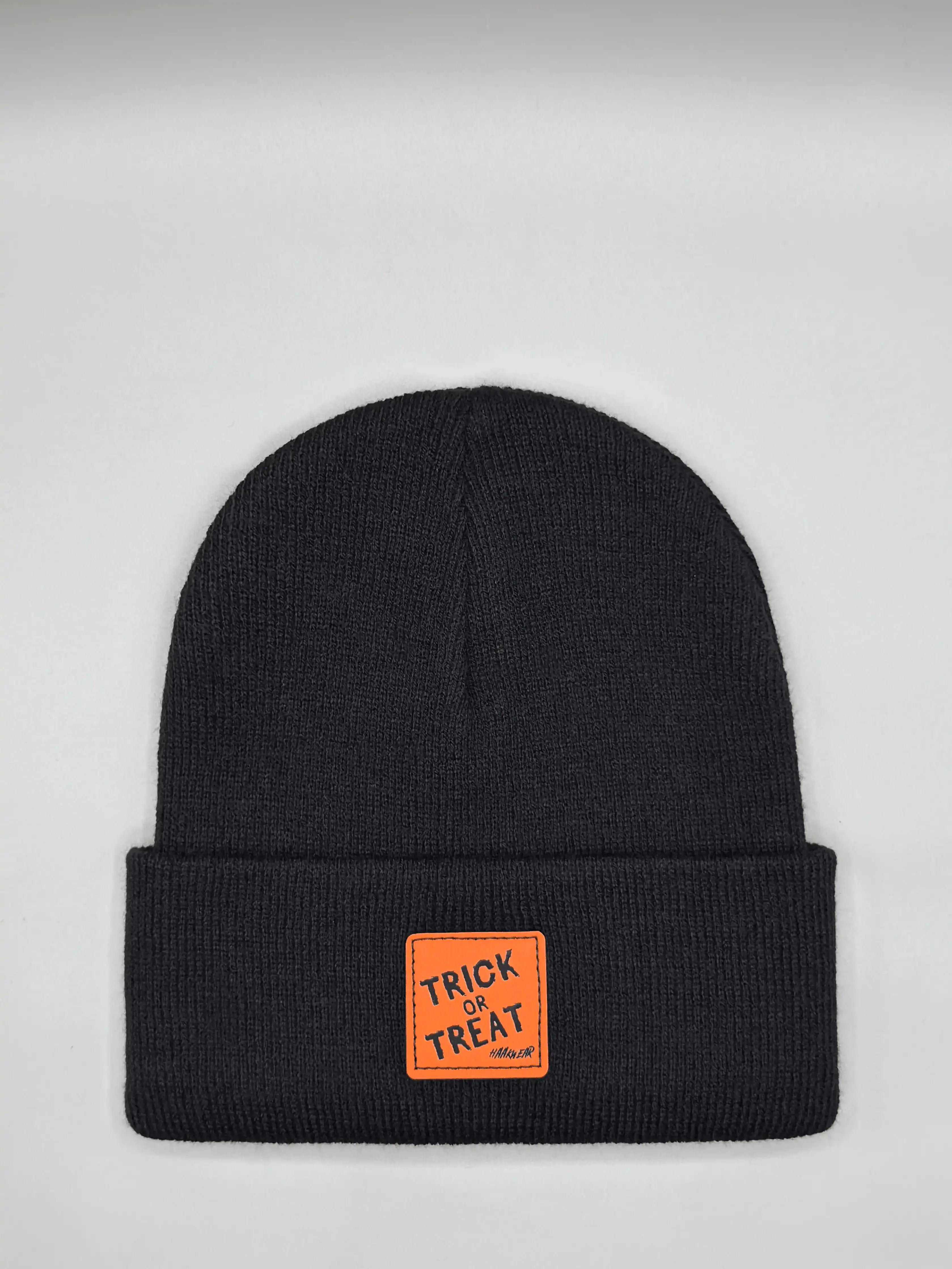 🎃🖤 Halloween “Trick or Treat” Classic Beanie 👻