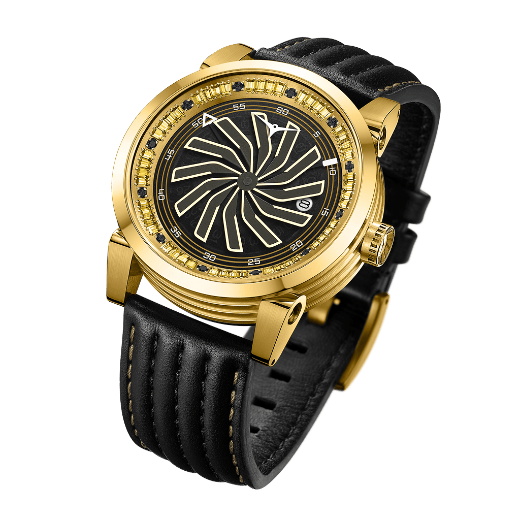 BLADE 12K AMBER GEM – Luxury Meets Precision