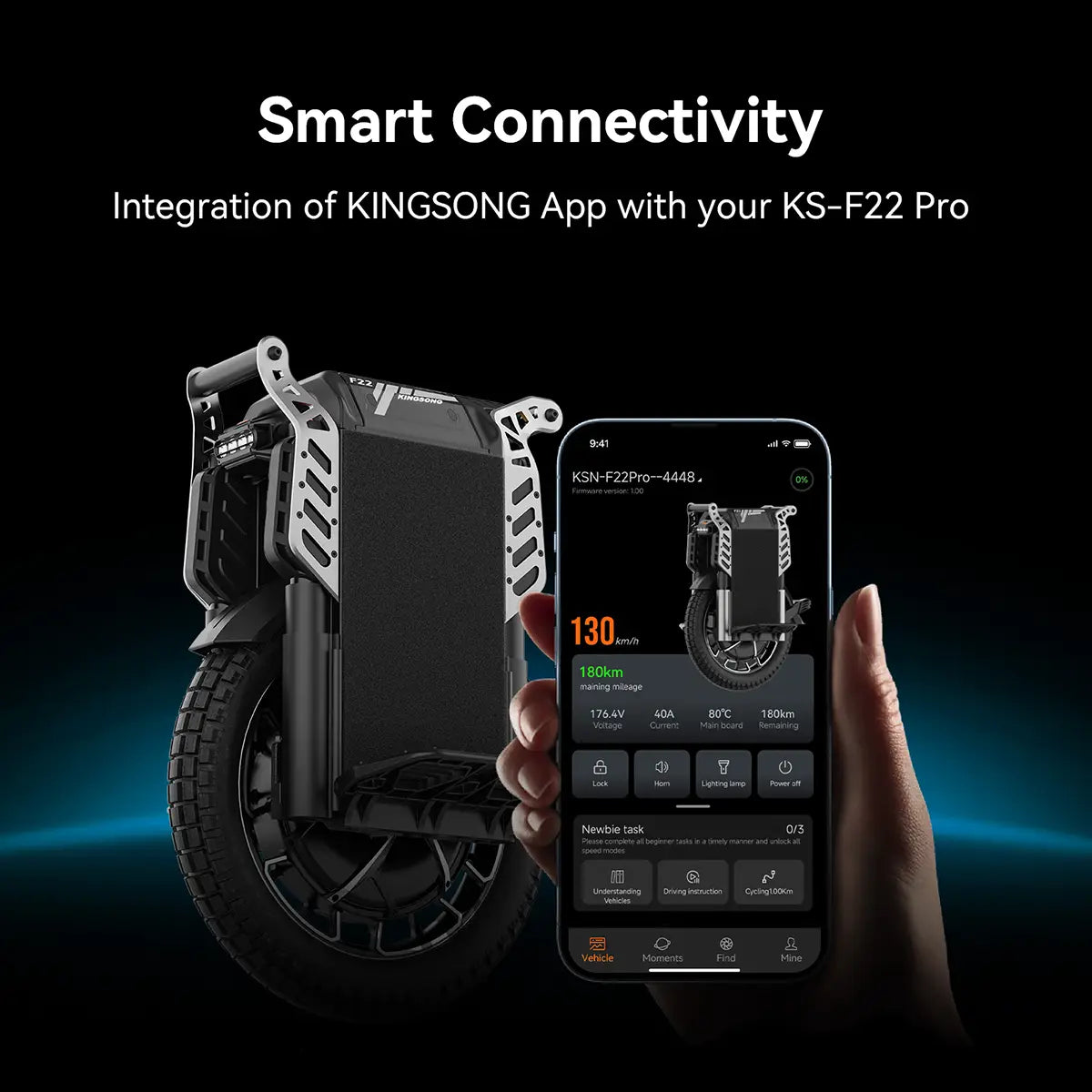 KingSong F22 Pro Electric Unicycle – Unmatched Power, Premium Suspension & Extreme Performance