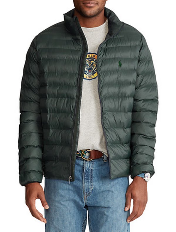 Polo Ralph Lauren Big and Tall Packable Quilted Jacket, Size Big 4X