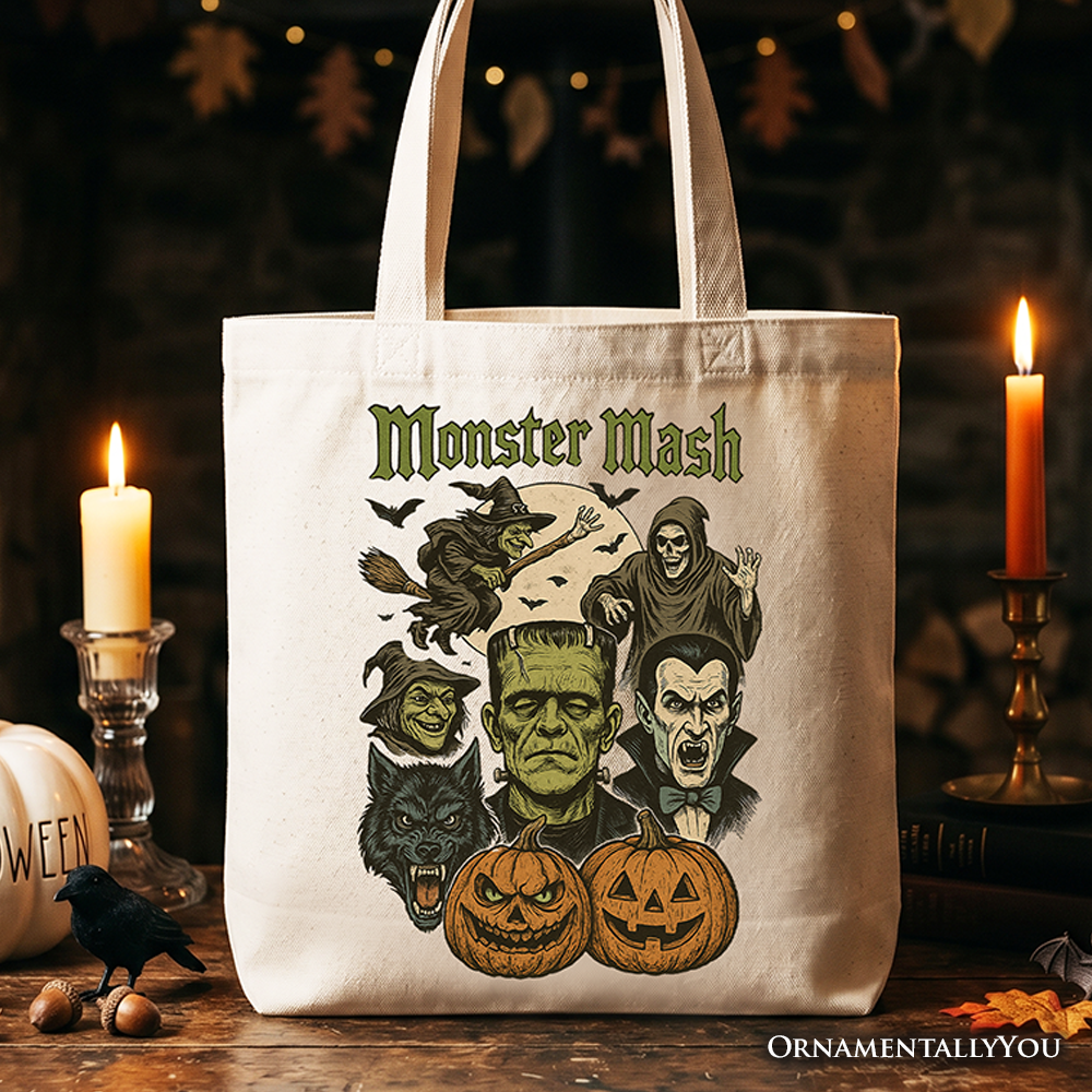 👹🎃 Monster Mash Classic Tote Bag – Spooky Season Shopper