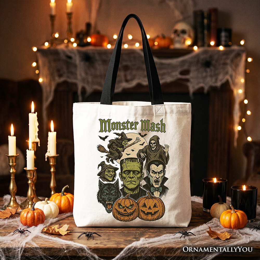👹🎃 Monster Mash Classic Tote Bag – Spooky Season Shopper