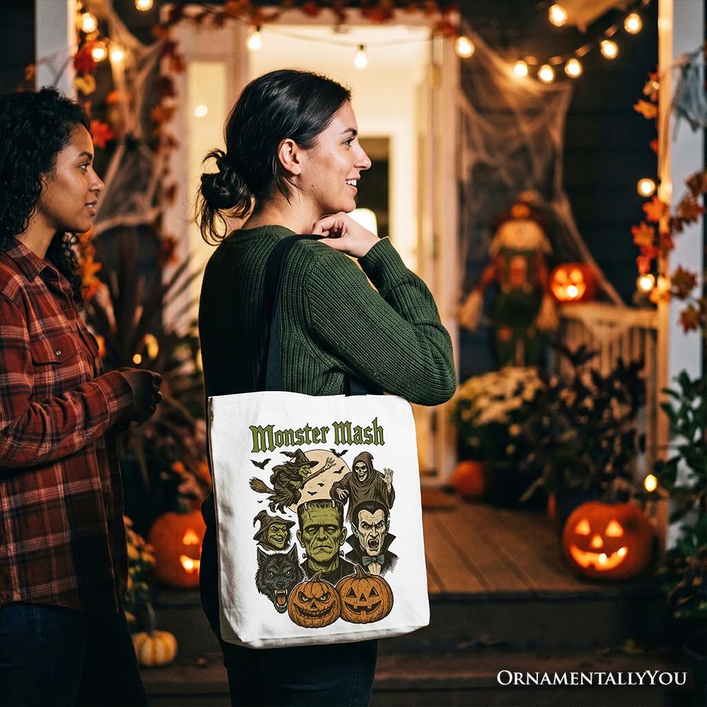 👹🎃 Monster Mash Classic Tote Bag – Spooky Season Shopper