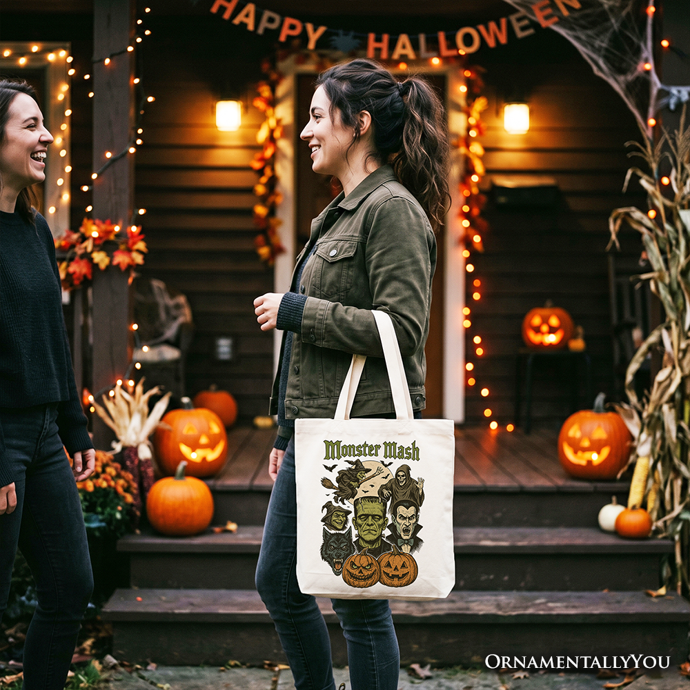 👹🎃 Monster Mash Classic Tote Bag – Spooky Season Shopper