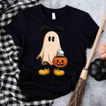 👻🖤 Ghost Couple Halloween Shirts – Cute Spooky Matching Fall Tees