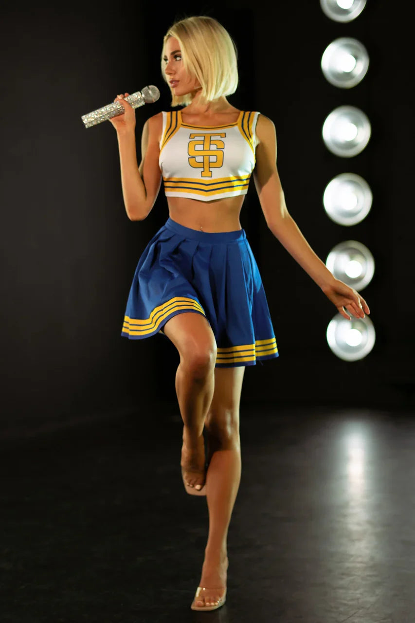 📣✨ Pop Star Cheerleader Costume – Glamorous Music Video Style