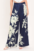 🤍 WHITE MAGNOLIA CURRENT WOVEN WIDE LEG PANTS