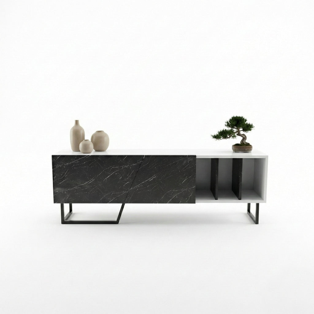 Linossa 59" Modern TV Stand & Media Console – Fits TVs Up to 65"