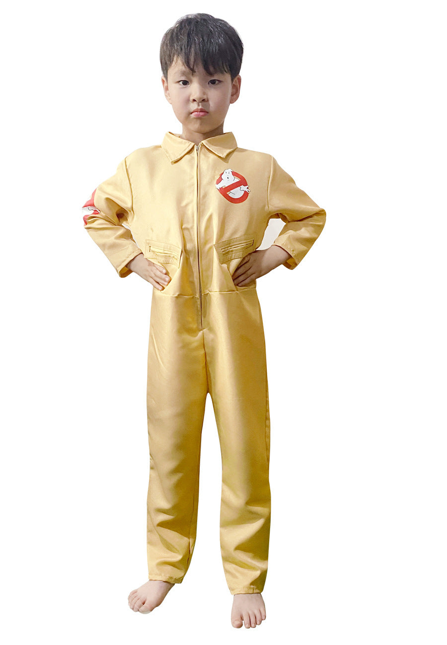 Ghostbusters Uniform Kids Ghostbusters Play Costume – Halloween Ghost Hunter Cosplay Outfit