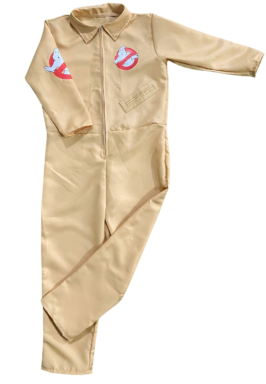 Ghostbusters Uniform Kids Ghostbusters Play Costume – Halloween Ghost Hunter Cosplay Outfit