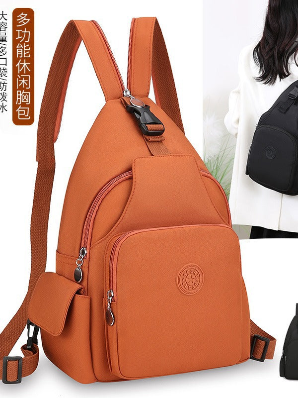 Fashion Chest Bag Backpack Fashion Trend 2026 New Women's Chest Bag Casual Anti-splashing Bag Multifunctional Chest Bag