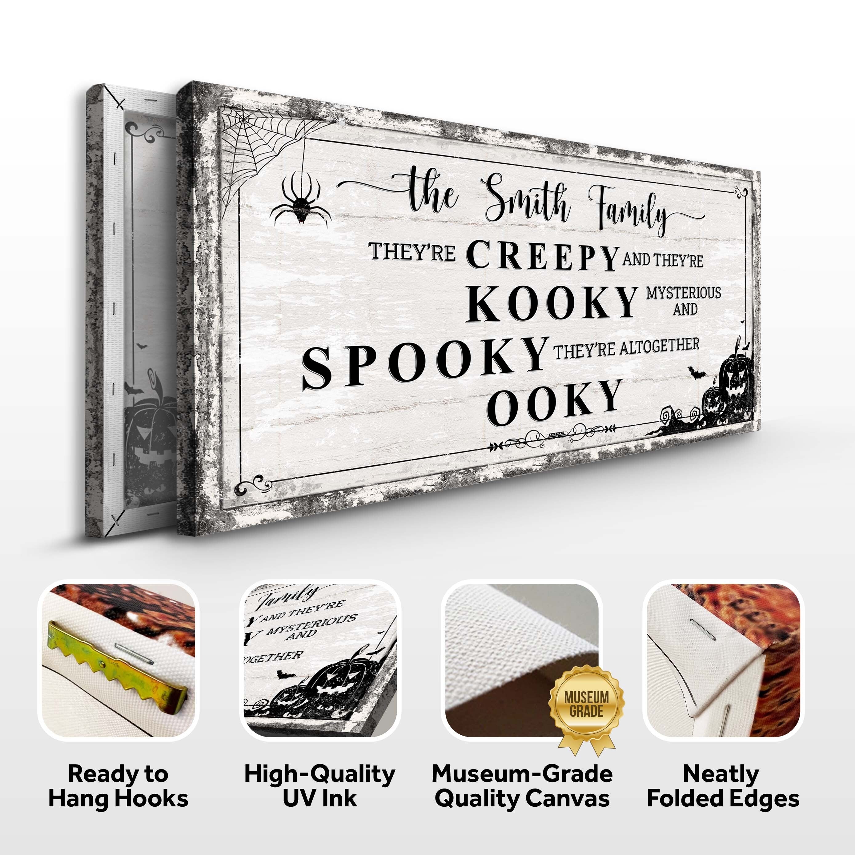 🎃👻 Family Halloween Sign – Spooky, Fun & Full of Family Spirit!