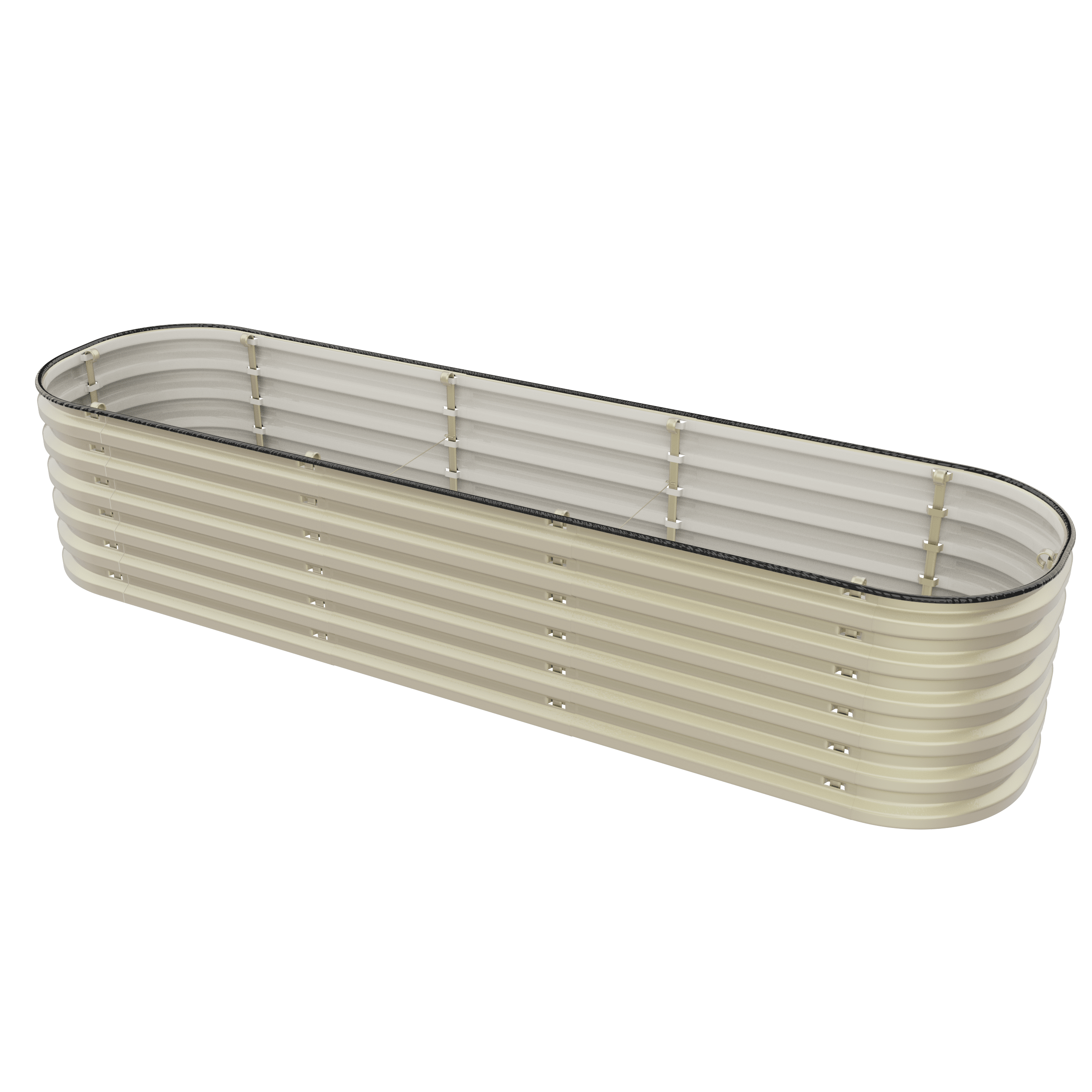 Gro-Rite "No Tools Needed" Premium Metal Raised Garden Bed Kit