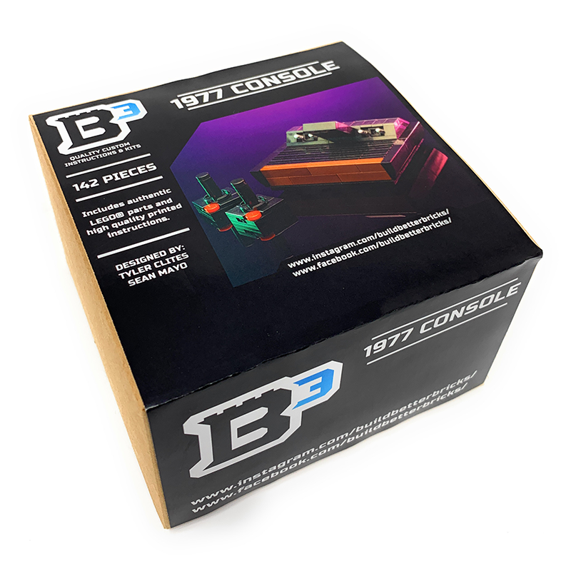 Custom Classic 1977 Video Game Console – LEGO Brick-Inspired Retro Gaming Display