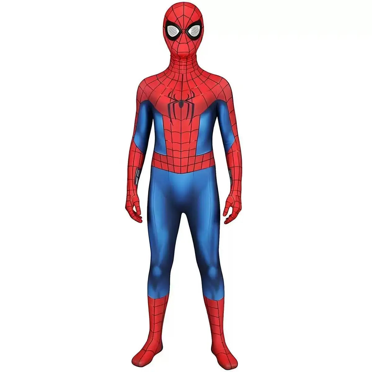 Men’s Superhero Cosplay Jumpsuit – Stretch-Fit Halloween & Party Costume