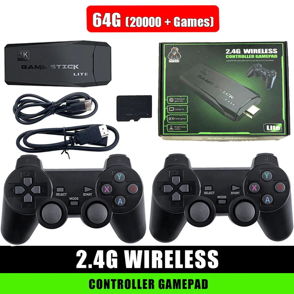 58,000 Games Handheld Console – 256GB 4K TV Wireless Gamepad
