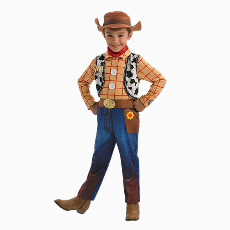 Children’s Denim Anime Character Costume – Toddler & Kids Halloween Party Outfit