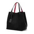 Women’s Classic Solid Color Large Capacity Handbag – Stylish Fashion Tote Bag