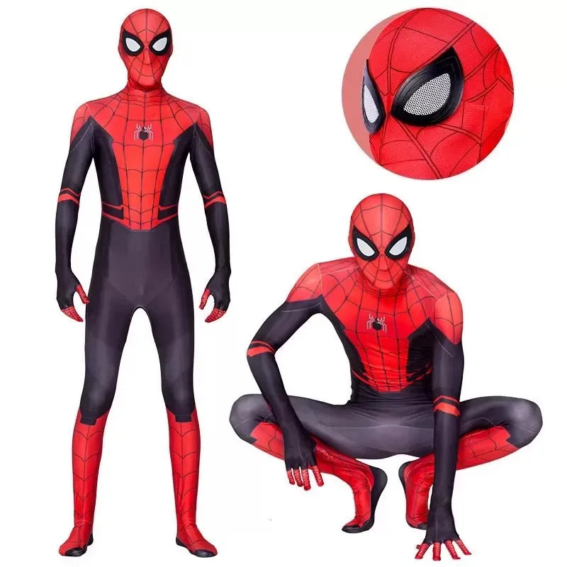 Men’s Superhero Cosplay Jumpsuit – Stretch-Fit Halloween & Party Costume