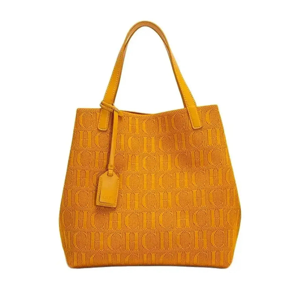 Women’s Classic Solid Color Large Capacity Handbag – Stylish Fashion Tote Bag