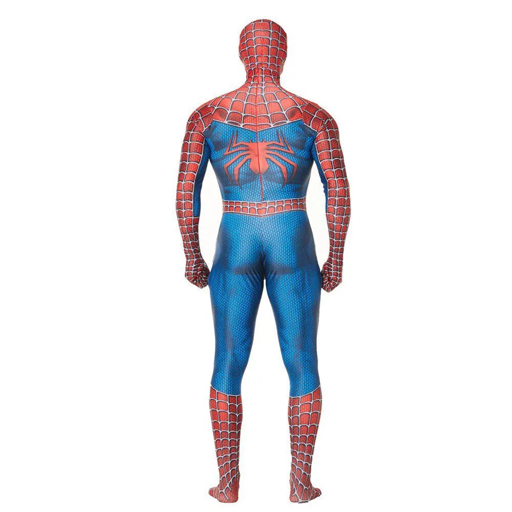 Men’s Superhero Cosplay Jumpsuit – Stretch-Fit Halloween & Party Costume