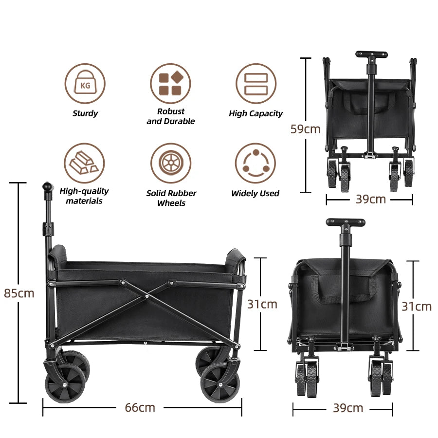 Foldable Portable Camping & Utility Cart — Limited Stock