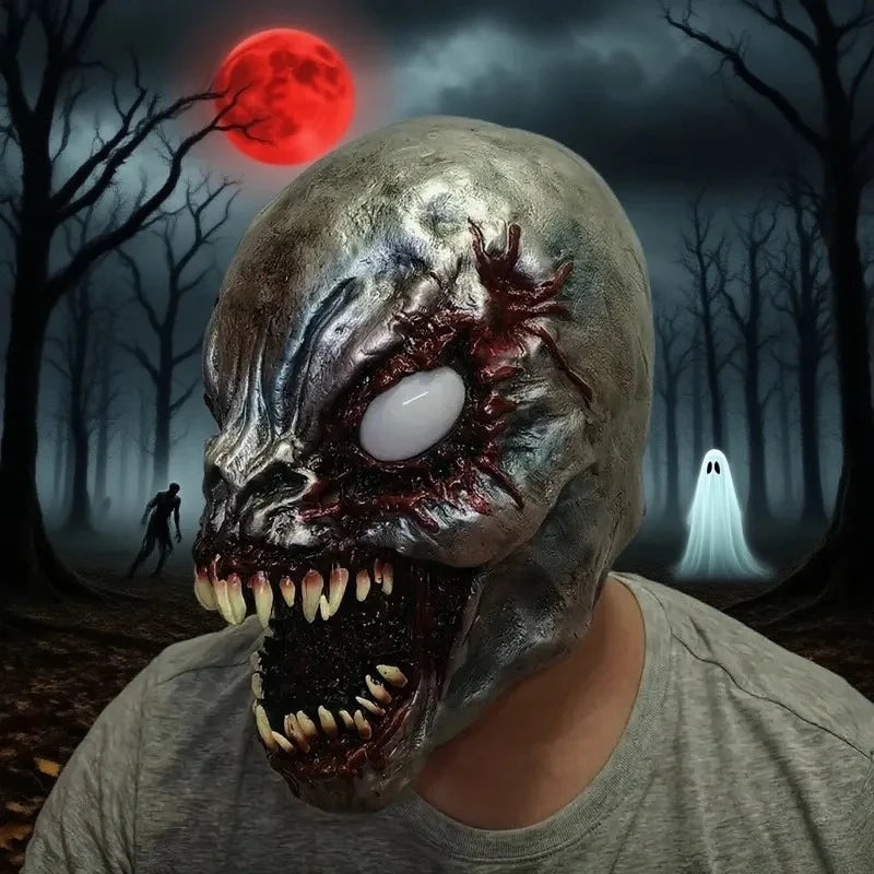 Halloween Horror Mask – Realistic Scary Full-Face Costume Accessory