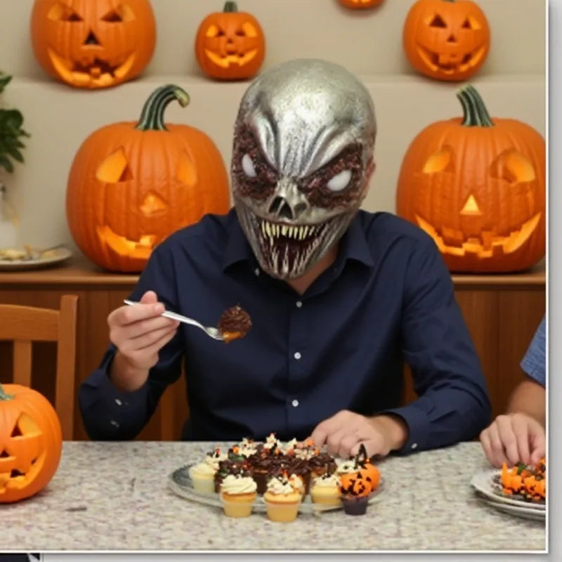 Halloween Horror Mask – Realistic Scary Full-Face Costume Accessory