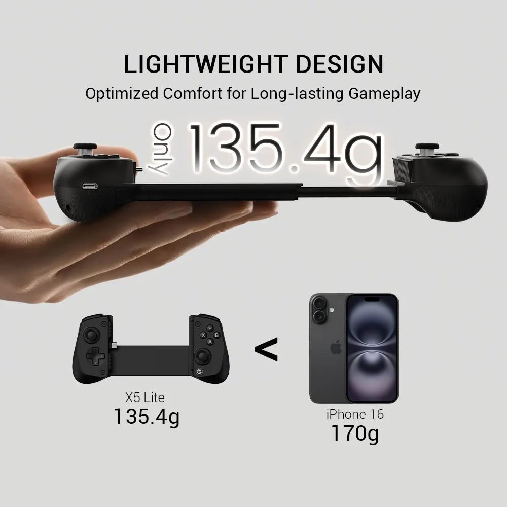 GameSir X5 Lite Mobile Game Controller – Hall Effect Joysticks for Android & iPhone